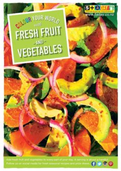 Avocado And Orange Salad Poster
