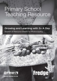 Growing  Learning With 5 A Day Resource Bw 1